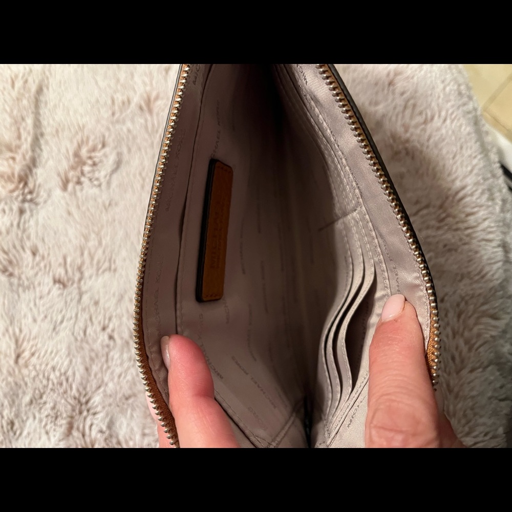 Michael kors wristlet with strap